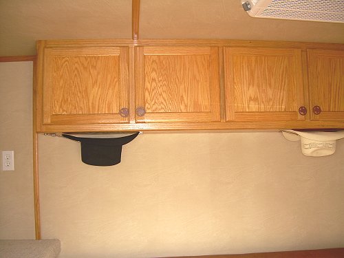 oak cabinets