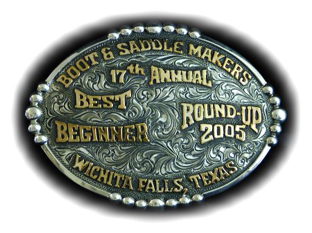 boot and saddlemakers roundup buckle